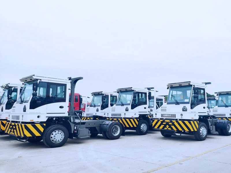 Egyptian first bidding project-15 units of terminal tractors finished production ,filling the market blank in this area.